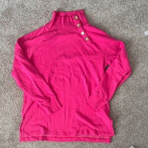 J. Crew Hot Pink Knit Pullover-tunic length